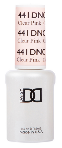 441 - DND Gel - Clear Pink - GEL BOTTLE ONLY