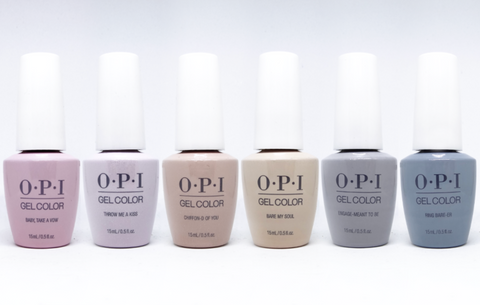 OPI Gel color - Spring 2019 - Always Bare for You Collection - 6 Colors