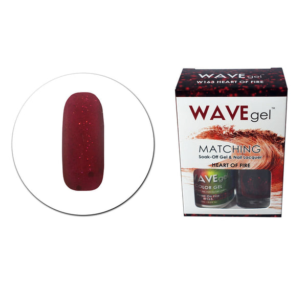 WAVE GEL DUO SET - 163 HEARTS ON FIRE