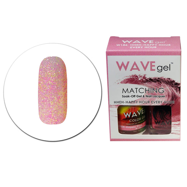 WAVE GEL DUO SET - 186 HHEH-HAPPY HOUR EVERY HOUR