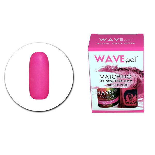 WAVE GEL DUO SET - 078 PURPLE PEPPER