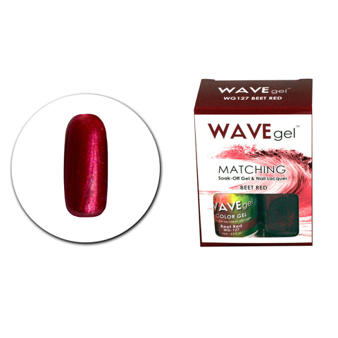 WAVE GEL DUO SET - 127 BEET RED