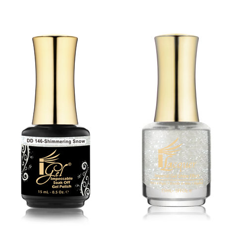 iGel DIP & DAP DUO - DD146 SHIMMERING SNOW