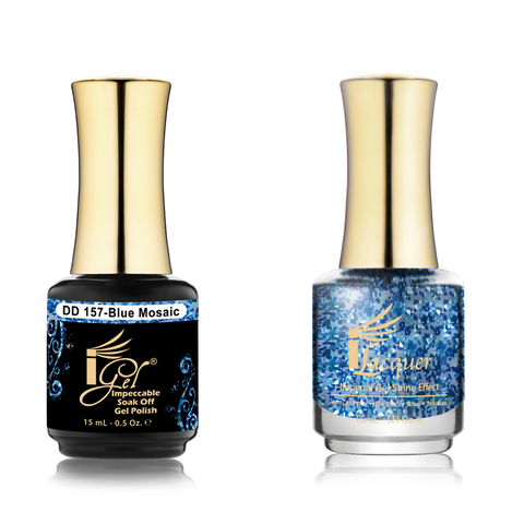 iGel DIP & DAP DUO - DD157 BLUE MOSAIC