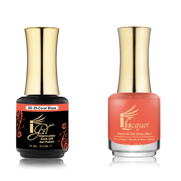 iGel DIP & DAP DUO - DD029 CORAL BLAZE