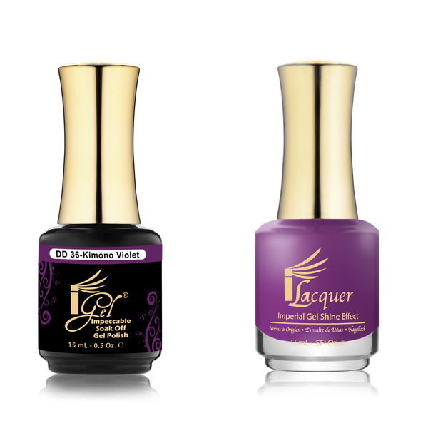 iGel DIP & DAP DUO - DD036 KIMONO VIOLET
