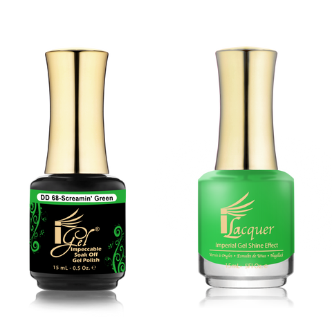 iGel DIP & DAP DUO - DD068 SCREAMIN' GREEN