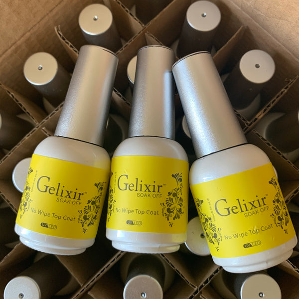 Gelixir - 3 Pack - No Wipe Gel Top Coat