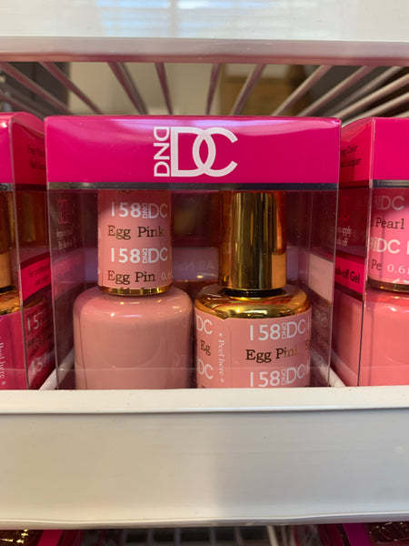 158 - DND DC DUO GEL - EGG PINK - CREAMY COLLECTION