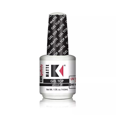 Kupa Gelfinity Gel Matte Top  Coat .5 fl oz