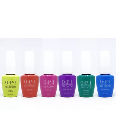 OPI Gel color  - Summer 2019 - Limited Edition Neon Colors - 6 Colors