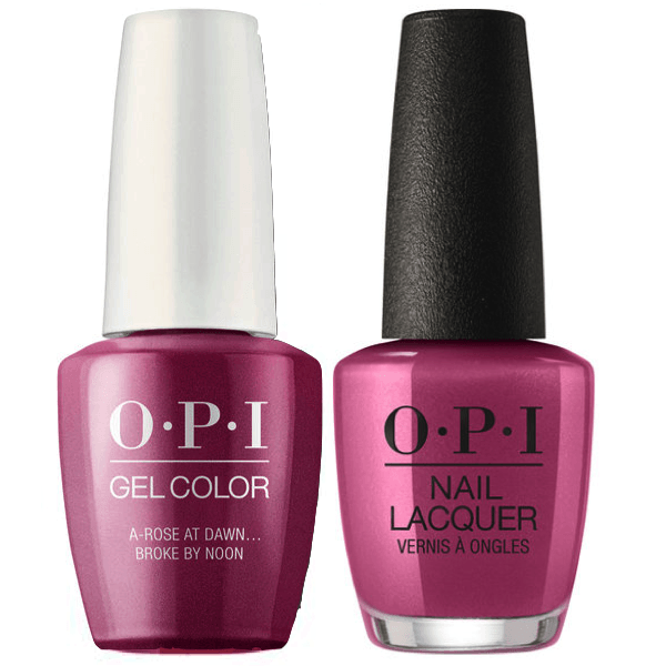 V11 OPI Gel color & Lacquer Duo set - A Rose At Dawn Broke By Noon
