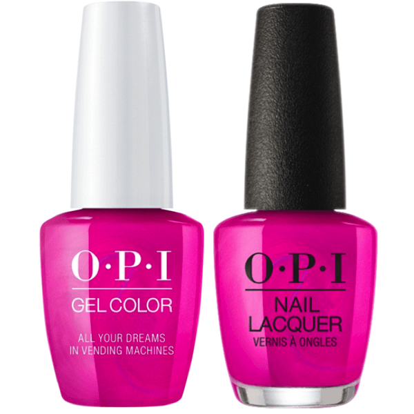 T84 OPI Gel color & Lacquer Duo set - All Your Dreams In Vending Machines