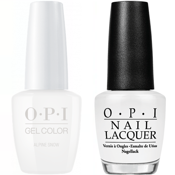 L00 OPI Gel color & Lacquer Duo set - Alpine Snow
