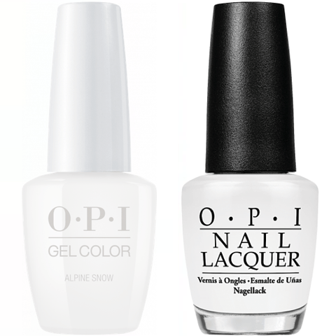 L00 OPI Gel color & Lacquer Duo set - Alpine Snow