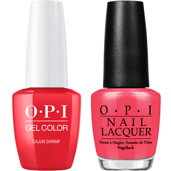 L64 OPI Gel color & Lacquer Duo set - Cajun Shrimp
