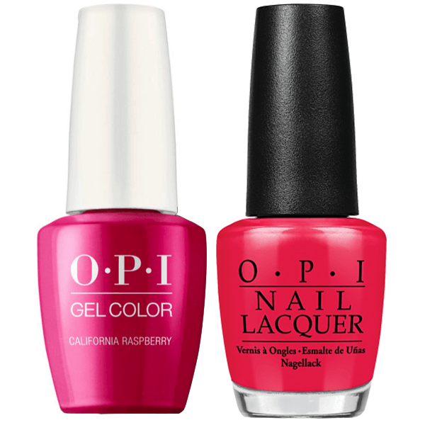 L54 OPI Gel color & Lacquer Duo set - California Raspberry
