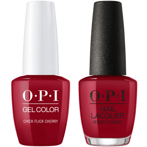 H02 OPI Gel color & Lacquer Duo set - Chick Flick Cherry