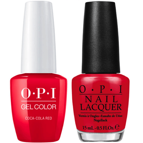 C13 OPI Gel color & Lacquer Duo set - Coca-Cola Red