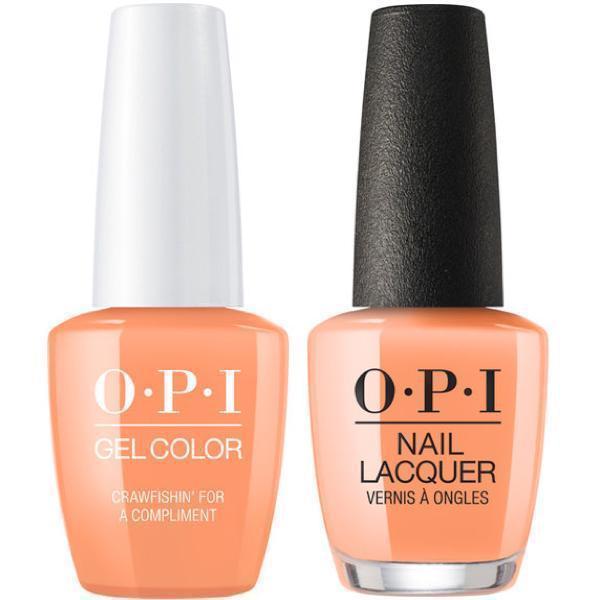 N58 OPI Gel color & Lacquer Duo set - Crawfishin’ For A Compliment