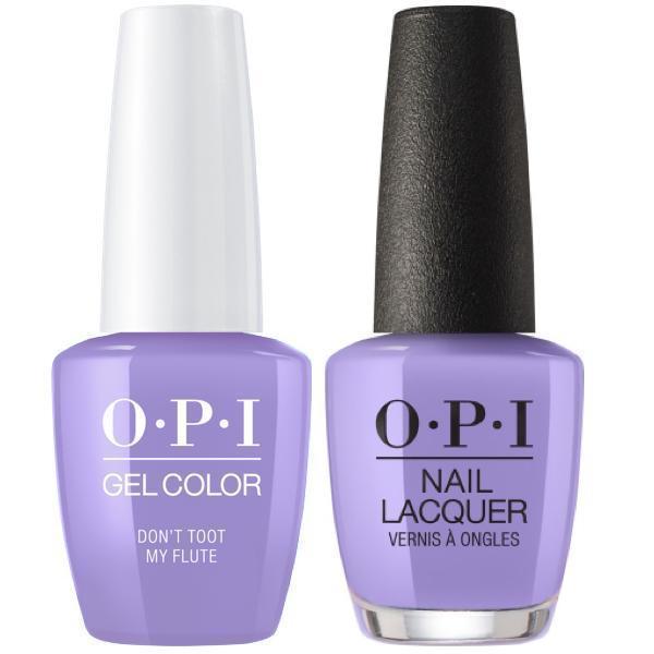P34 OPI Gel color & Lacquer Duo set - Don't Toot My Flute