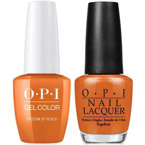 W59 OPI Gel color & Lacquer Duo set -  Freedom Of Peach