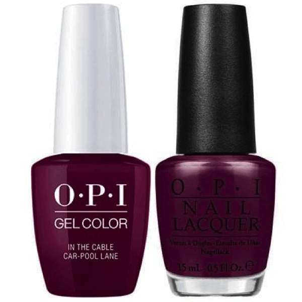 F62 OPI Gel color & Lacquer Duo set - In The Cable Car-Pool Lane