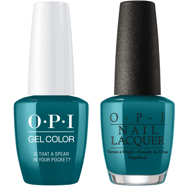 F85 OPI Gel color & Lacquer Duo set - That A Spear In Your Pocket?