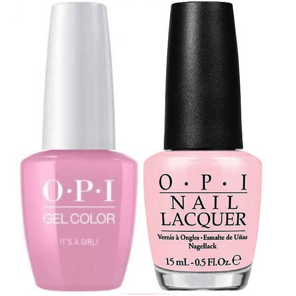 H39 OPI Gel color & Lacquer Duo set - It's A Girl