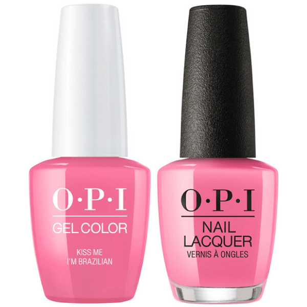 A68 OPI Gel color & Lacquer Duo set - Kiss Me I'M Brazilian