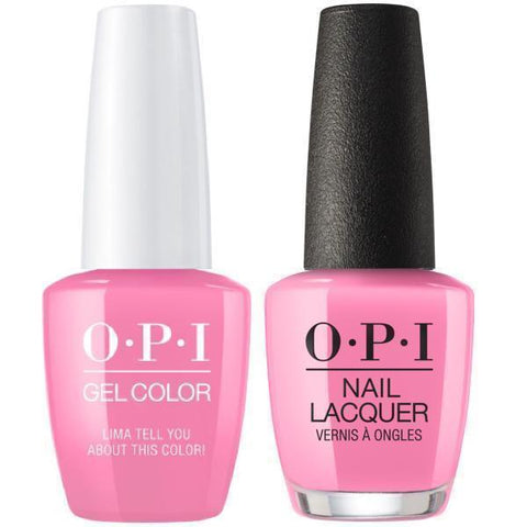 P30 OPI Gel color & Lacquer Duo set - Lima Tell You About This Color