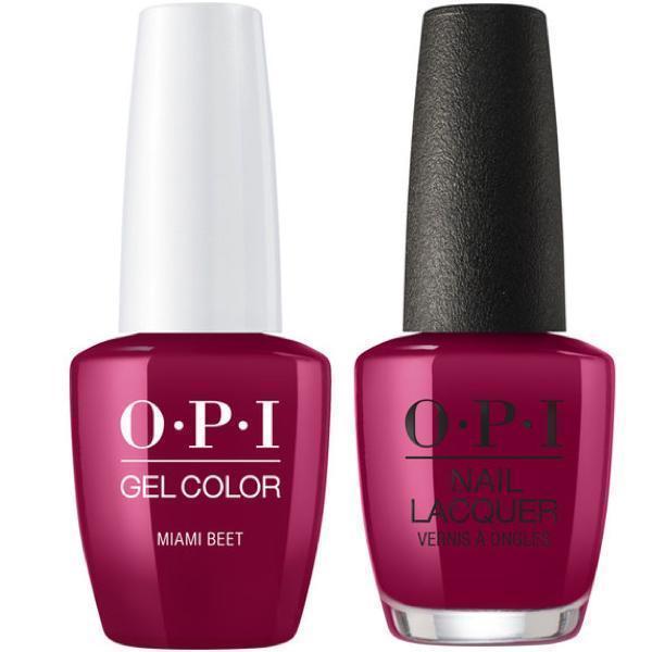 B78 OPI Gel color & Lacquer Duo set - Miami Beet