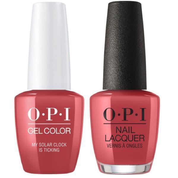 P38 OPI Gel color & Lacquer Duo set - My Solar Clock Is Ticking