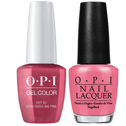 S45 OPI Gel color & Lacquer Duo set - Not So Bora Bora-ing Pink