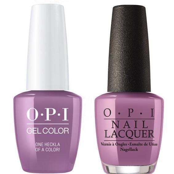 I62 OPI Gel color & Lacquer Duo set - One Heckla of a Color