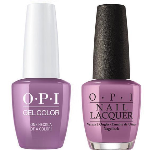 I62 OPI Gel color & Lacquer Duo set - One Heckla of a Color