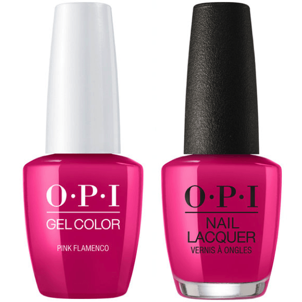 E44 OPI Gel color & Lacquer Duo set - Pink Flamenco
