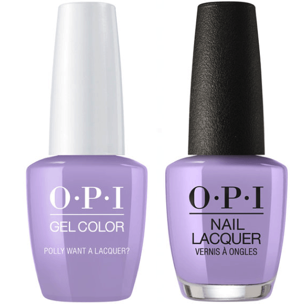F83 OPI Gel color & Lacquer Duo set - Polly Want A Lacquer