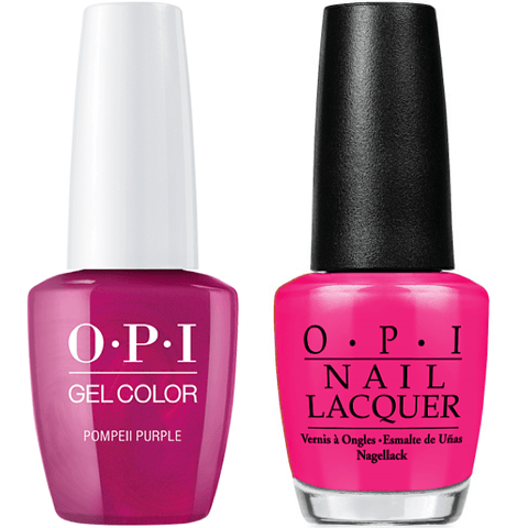 C09 OPI Gel color & Lacquer Duo set - Pompeii Purple