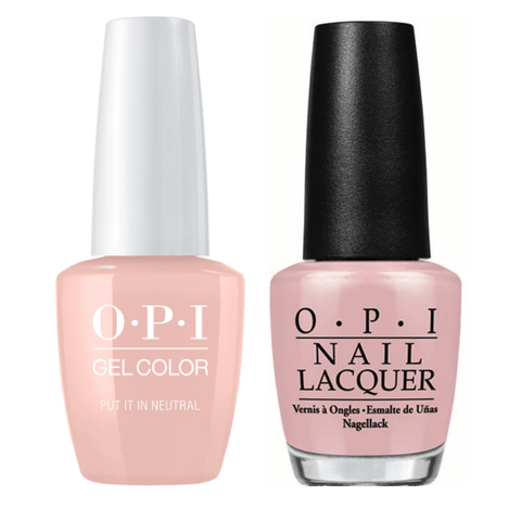 T65 OPI Gel color & Lacquer Duo set - Put It In Neutral
