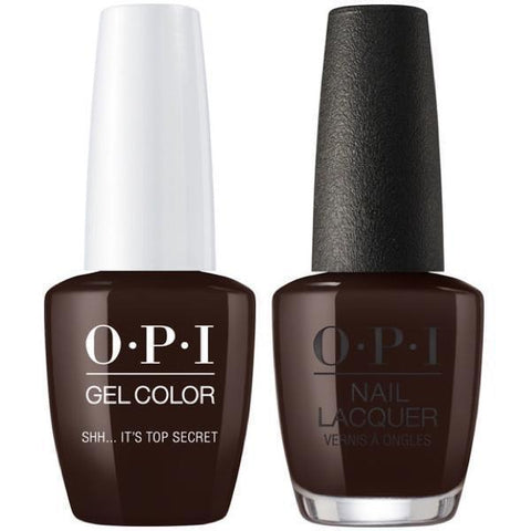 W61 OPI Gel color & Lacquer Duo set -  Sh...It's Top Secret
