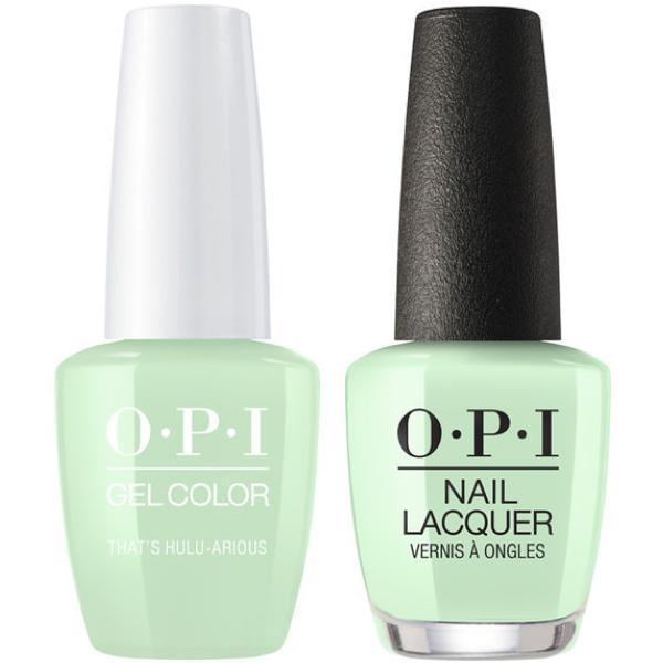 H65 OPI Gel color & Lacquer Duo set - That's Hula-rious!