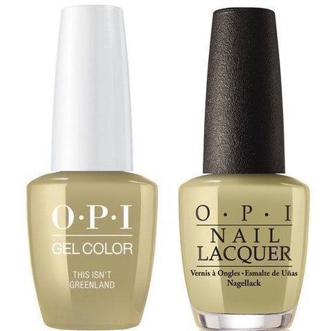 I58 OPI Gel color & Lacquer Duo set - This Isn't Greenland
