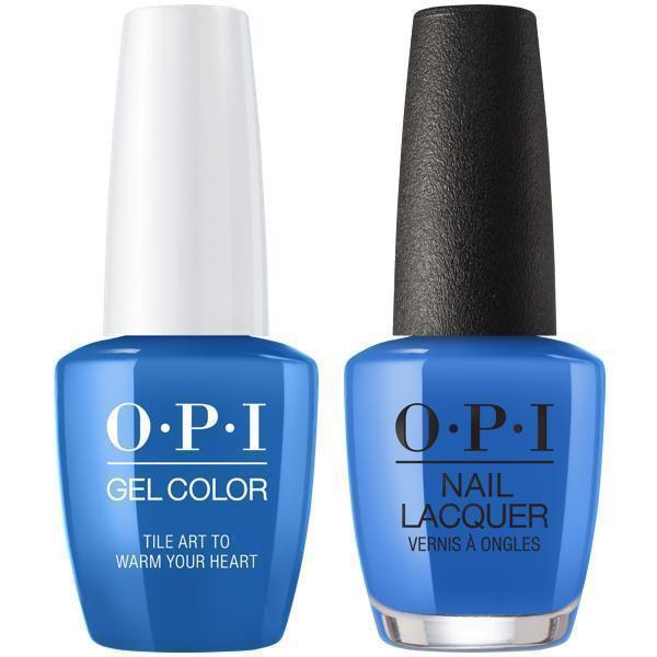 L25 OPI Gel color & Lacquer Duo set - Tile Art To Warm Your Heart