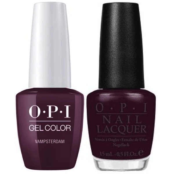 H63 OPI Gel color & Lacquer Duo set - Vampsterdam
