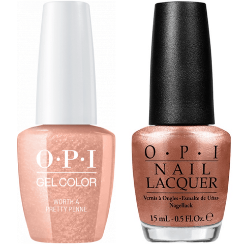 V27 OPI Gel color & Lacquer Duo set -  Worth A Pretty Penne