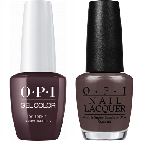 F15 OPI Gel color & Lacquer Duo set - You Don't Know Jacques!